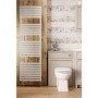 Segrino Vertical Towel Radiator with Flat Profile Heated Rails -1700 x 500mm
