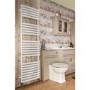 Segrino Vertical Towel Radiator with Flat Profile Heated Rails -1700 x 500mm
