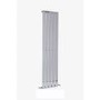 Vertical Panel Chrome Radiator - 1800 x 376mm