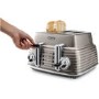 Delonghi De Longhi CTZ4003BG Scultura 4-slice Toaster - Beige