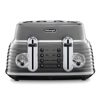 Delonghi De Longhi CTZ4003GY Scultura 4-slice Toaster - Grey