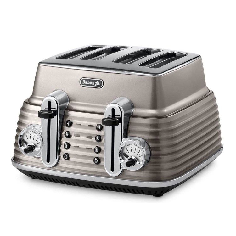 Delonghi De Longhi CTZ4003BG Scultura 4-slice Toaster - Beige