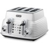 Delonghi CTZ4003W Scultura 4-slice Toaster - White