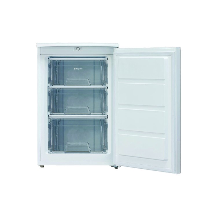 Hotpoint CTZ55P 3-Drawer 84L Freestanding Under Counter Freezer - White