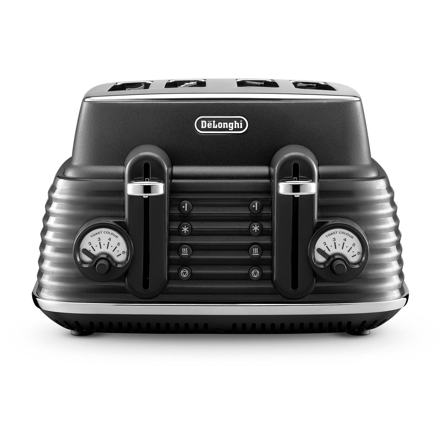 Delonghi Scolpito 4 Slice Toaster - Black