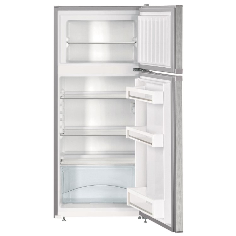 Liebherr 196 Litre 80/20 Freestanding Fridge Freezer With VarioSpace - Stainless steel look