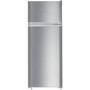 Liebherr 233 Litre 80/20 Freestanding Fridge Freezer With VarioSpace - Stainless steel look