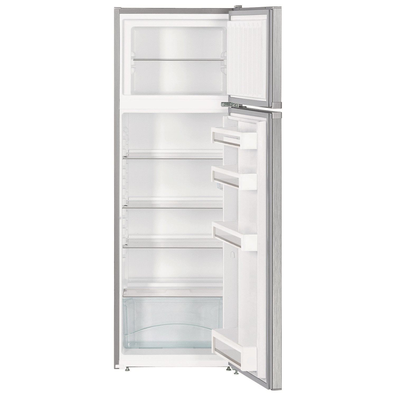 Liebherr 270 Litre 80/20 Freestanding Fridge Freezer Silver CTel2931