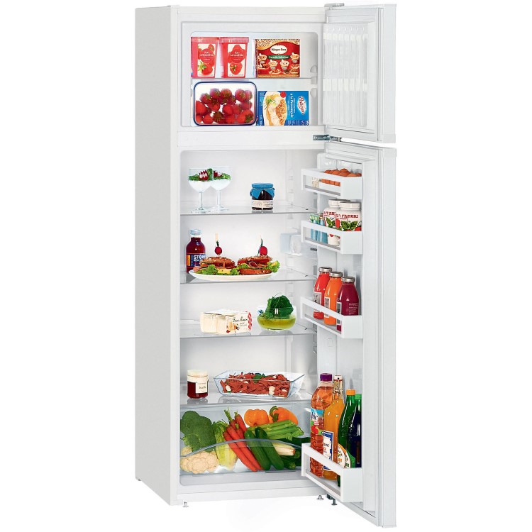 Liebherr 270 Litre 80/20 Freestanding Fridge Freezer With VarioSpace - White