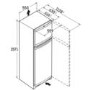 Liebherr 271 Litre 80/20 Freestanding Fridge Freezer - Silver