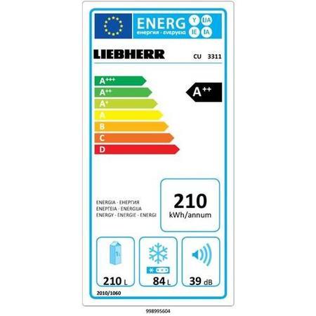 Liebherr CU3311 Comfort 182x55cm Freestanding Fridge Freezer White