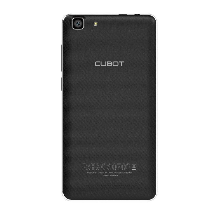 GRADE A1 - As new but box opened - Cubot Rainbow Black 5" 16GB 3G Dual SIM Unlocked & SIM Free