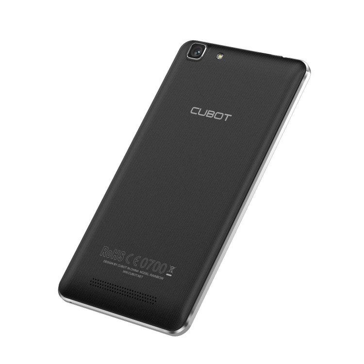 GRADE A1 - As new but box opened - Cubot Rainbow Black 5" 16GB 3G Dual SIM Unlocked & SIM Free