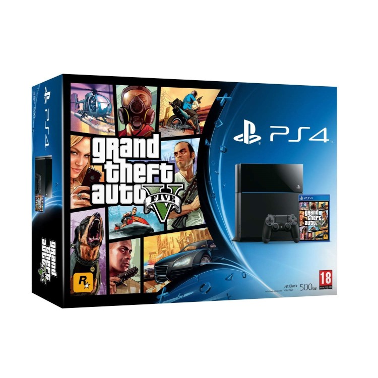 Sony Playstation 4 500GB Console - PS4 with GTA 5