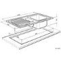 Smeg CUR150 Cucina 1.5 Bowl Reversible Drainer Stainless Steel Sink