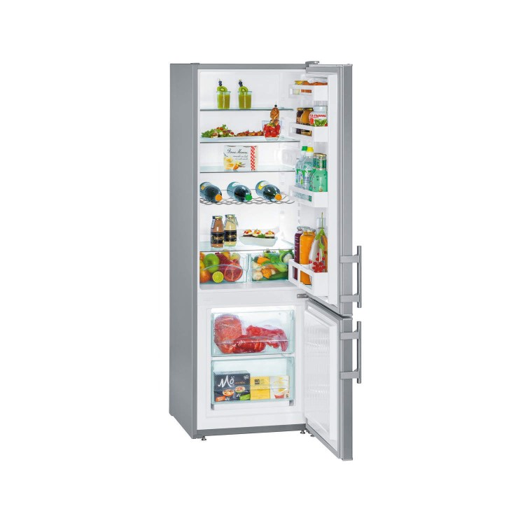 Liebherr CUef2811 Comfort 161x55cm Freestanding Fridge Freezer SmartSteel Doors