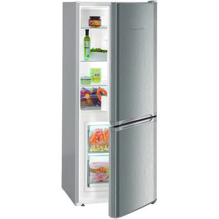 Liebherr 209 Litre 60/40 Split Freestanding Fridge Freezer With VarioSpace - Stainless Steel