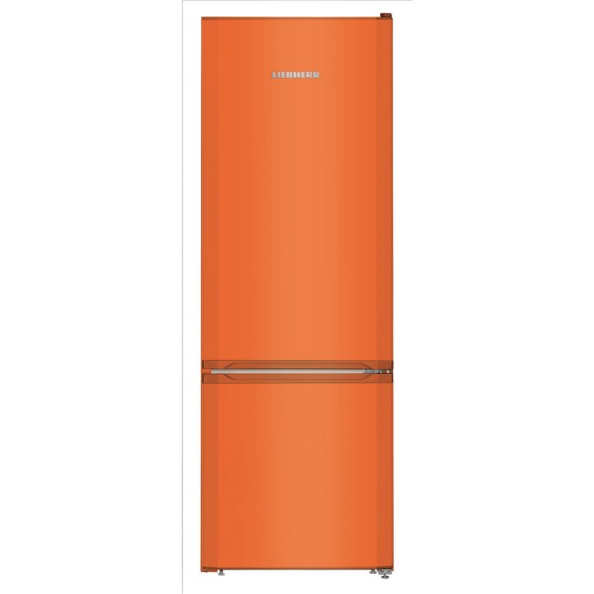 GRADE A1 - Liebherr 265 Litre 70/30 Freestanding Fridge Freezer - Orange