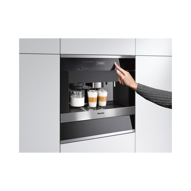 Miele CVA6401clst DirectSensor Bean-to-Cup Automatic Built-in Coffee Machine - CleanSteel