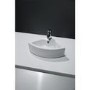 Small Cloakroom Countertop Corner Sink - 1 Tap Hole