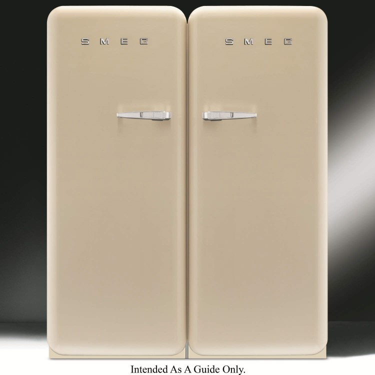 Smeg CVB20RR1 Retro Style Right Hinge Freestanding Upright Freezer - Red