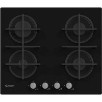 Candy 60cm Gas on Glass 4 Burner Gas Hob - Black
