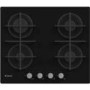 Refurbished Candy CVG6B 60cm Gas on Glass 4 Burner Gas Hob Black