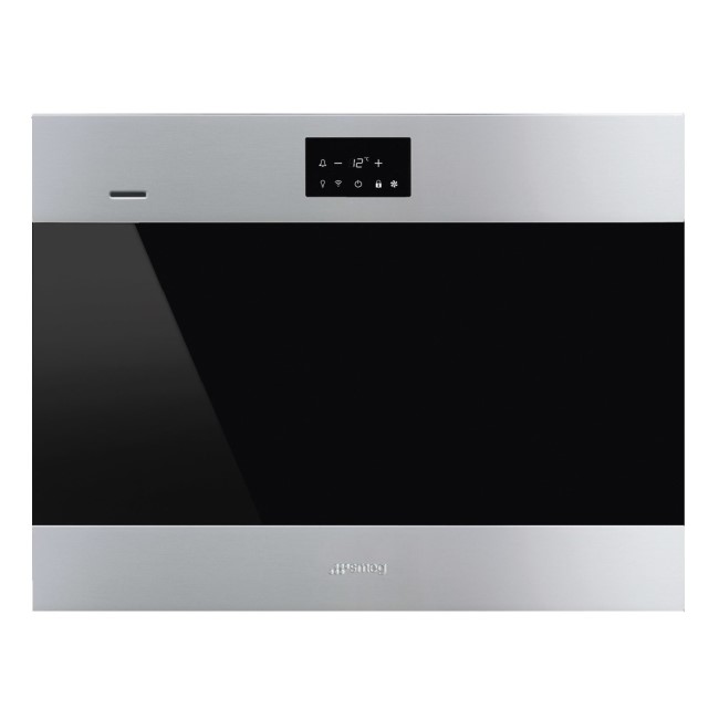 Smeg CVI318RWX2 Classic 45cm Height Built-in Wine Cooler With Wi-Fi - Right Hand Hinge - Stainless S