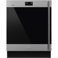 Smeg CVI338LWX2 Classic 60cm Height Built-in Wine Cooler With Wi-Fi - Left Hand Hinge - Stainless St Smeg CVI338LWX2 Classic 60cm Height Built-in Wine Cooler With Wi-Fi - Left Hand Hinge - Stainless St
