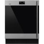 Smeg CVI338LWX2 Classic 60cm Height Built-in Wine Cooler With Wi-Fi - Left Hand Hinge - Stainless St
