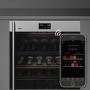 Smeg CVI338RWX2 Classic 60cm Height Built-in Wine Cooler With Wi-Fi - Right Hand Hinge - Stainless S