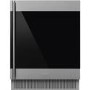 Smeg 38 Bottle Capacity Built-In Dual Zone Wine Cooler - Stainless Steel