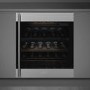 Smeg 38 Bottle Capacity Built-In Dual Zone Wine Cooler - Stainless Steel