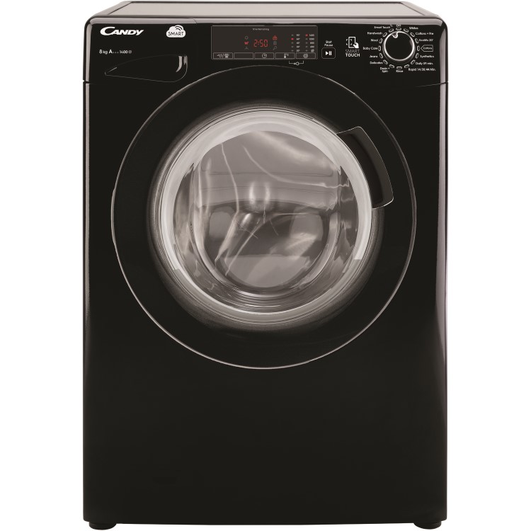 GRADE A2 - Candy CVS1482D3B 8kg 1400rpm Freestanding Washing Machine - Black