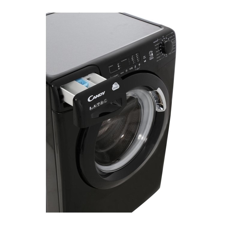 GRADE A2 - Candy CVS1482D3B 8kg 1400rpm Freestanding Washing Machine - Black