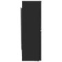 GRADE A2 - Indesit CVTAA55NFK Frost Free Freestanding Fridge Freezer Black