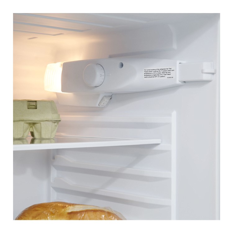 GRADE A2 - Indesit CVTAA55NFK Frost Free Freestanding Fridge Freezer Black