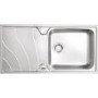 Astracast CW1050SXBQ Korner Wave 1.0 Bowl Reversible Stainless Steel Kitchen Sink