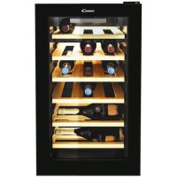 Candy 21 Bottle Single Zone Wine Cooler - Black