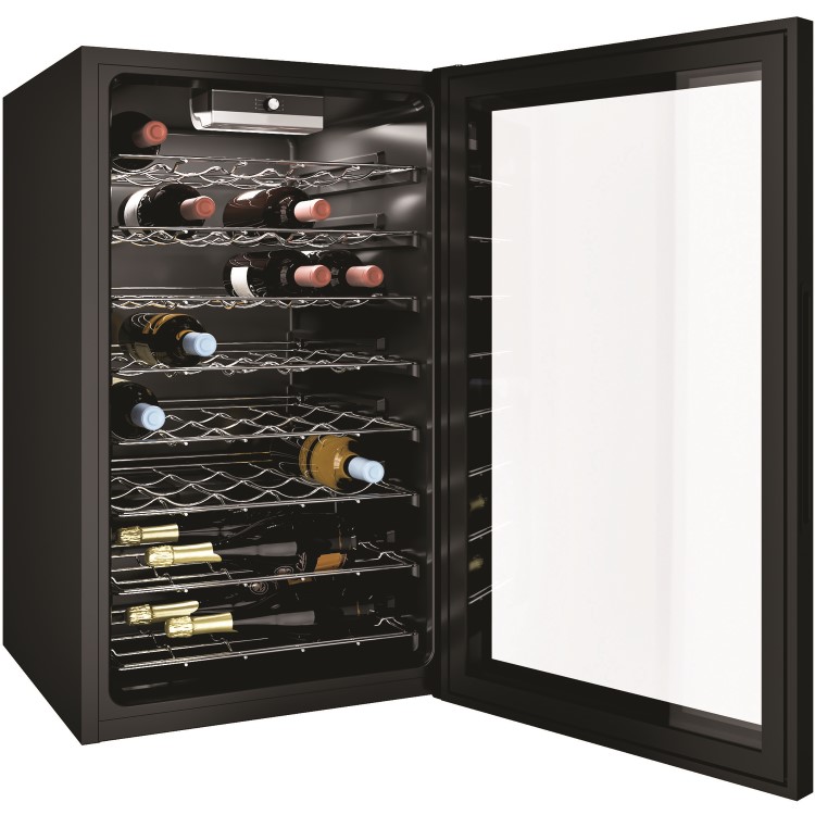 Candy CWC150UK 40 Bottle Wine Cooler - Black