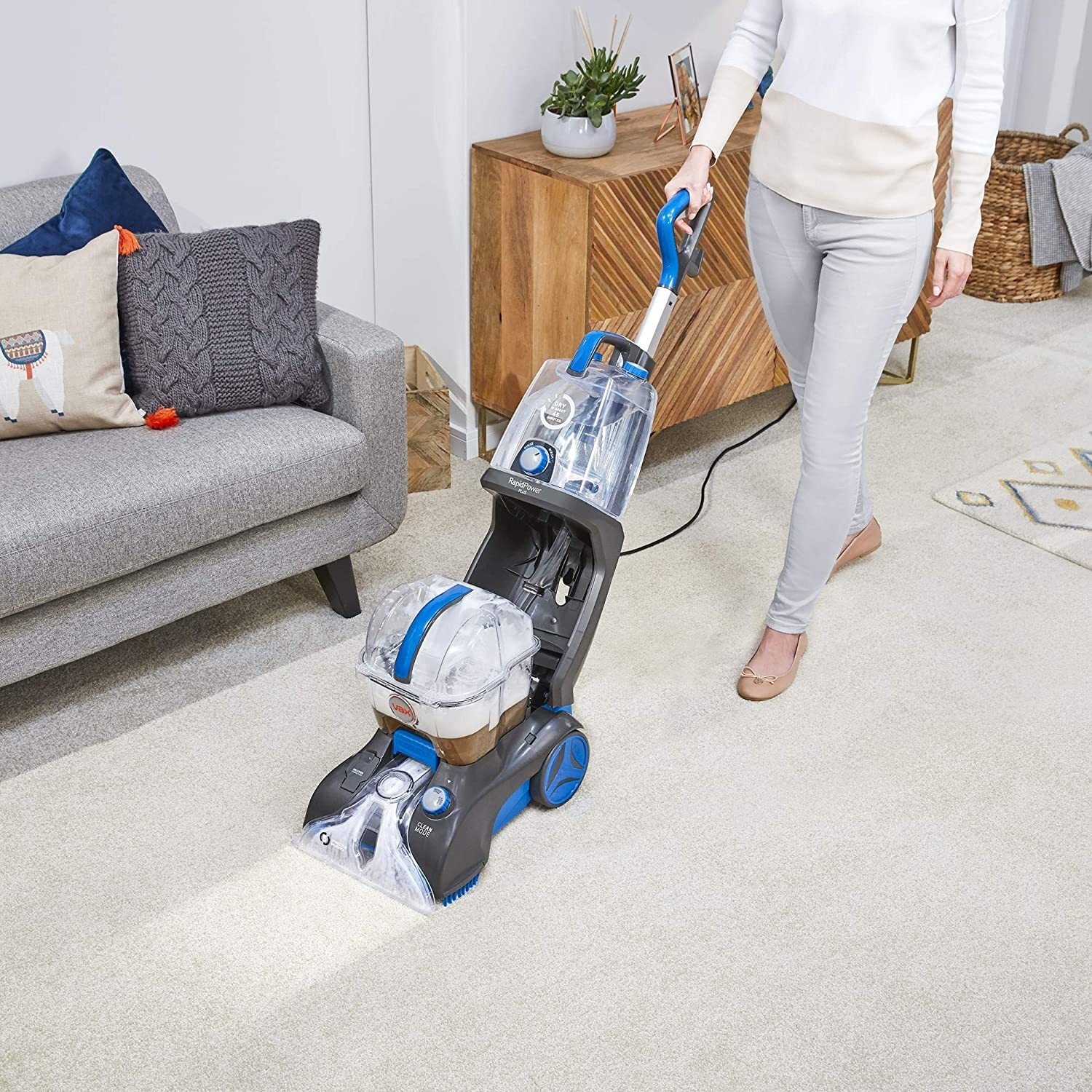 Refurbished Vax Rapid Power Plus Carpet Cleaner Grey And Blue A1 refurbished-vax-rapid-power-plus-carpet-cleaner-grey-and-blue-a1