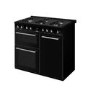 Smeg Concert 100cm Dual Fuel Range Cooker - Black