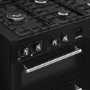 Smeg Concert 100cm Dual Fuel Range Cooker - Black