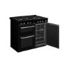 Smeg Concert 100cm Dual Fuel Range Cooker - Black
