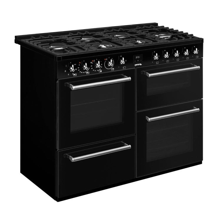 Smeg Concert 110cm Dual Fuel Range Cooker - Black
