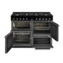 Smeg Concert 110cm Dual Fuel Range Cooker - Black