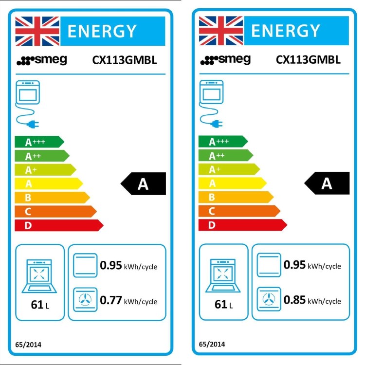 Smeg Concert 110cm Dual Fuel Range Cooker - Black