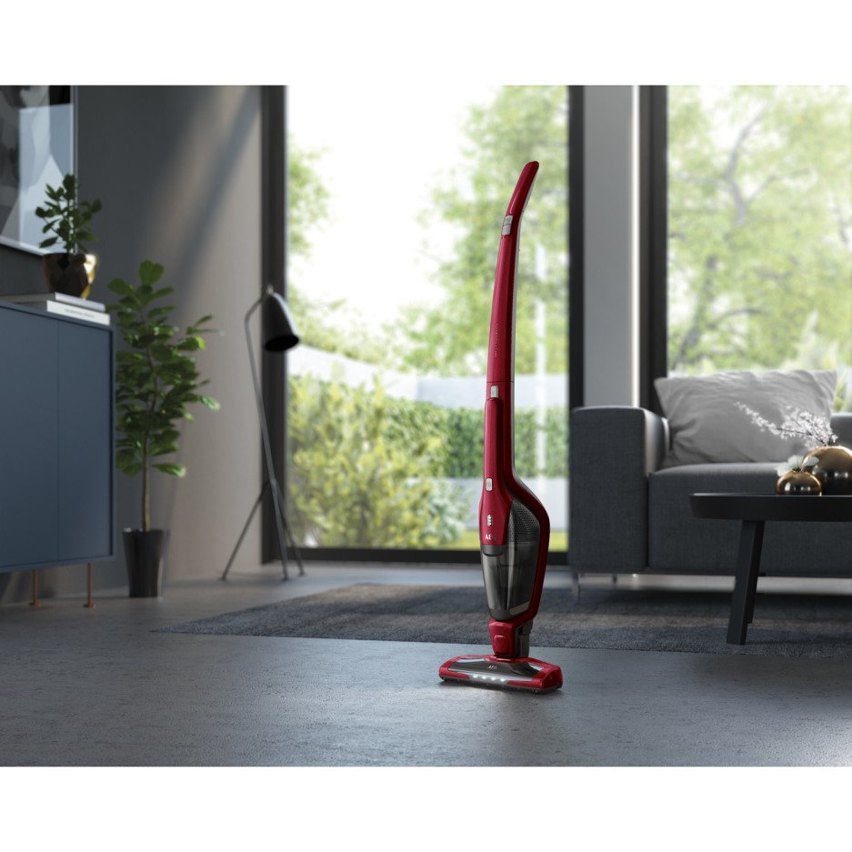 AEG CX7235WR Cordless Stick Vacuum Cleaner Red Appliances Direct