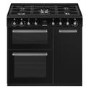 Smeg Concert 90cm Dual Fuel Range Cooker - Black