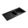 Rangemaster CX9852OX Cubix 985x508 1.5 Bowl Reversible Onyx Sink